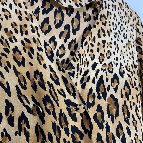 FRAME DENIM Leopard Print Silk Dress NWOT - Picture 9 of 14